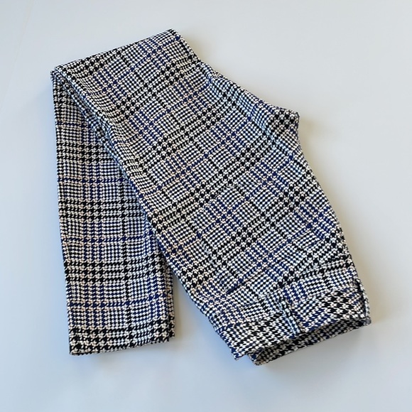 NWOT McLaughlin Plaid Stretchy Pants Size 2 - Picture 4 of 16